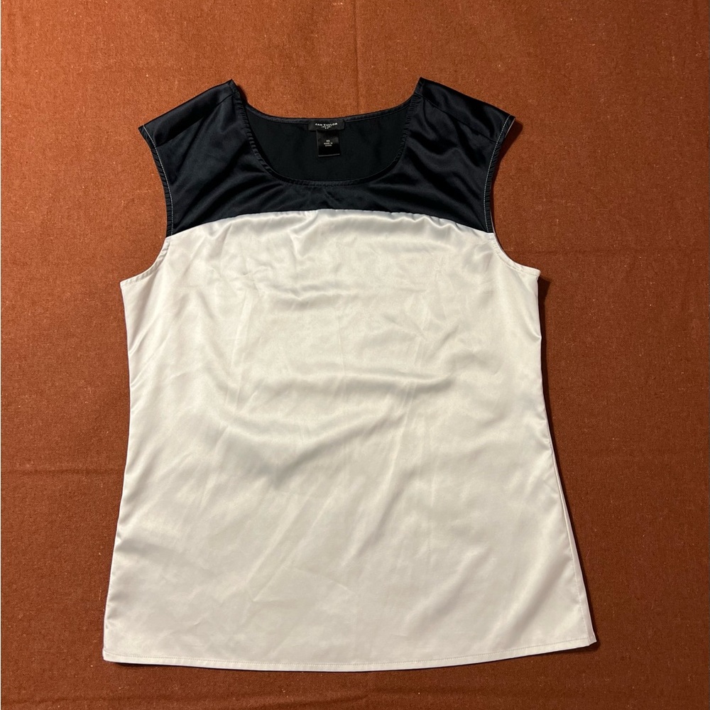 Ann Taylor Colorblock Sleeveless Blouse - Picture 6 of 16